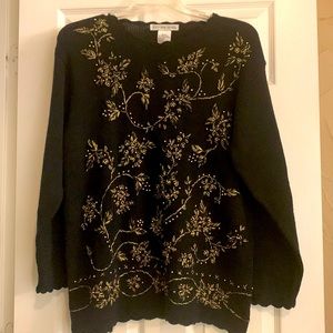 Vintage Beaded Sweater